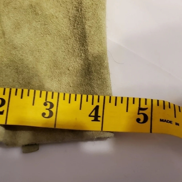 Cejon Celery Green suede feel gloves XL - Picture 6 of 8